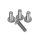 Flat round head screws set #7380MF-4-3X16/200KIT