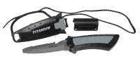 Titan Westenmesser Diving Knife Schwarz #P08018BK