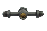 Doppelflaschenbrücke mit Handrad (schwarz) Breite 154 mm #P130530