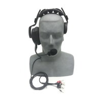THB-2A-1 Single Ear Headset w/ Boom Mic for MK2-DCI